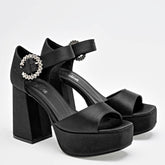 D'Cristian Zapatilla abierta plataforma mujer, código 125013